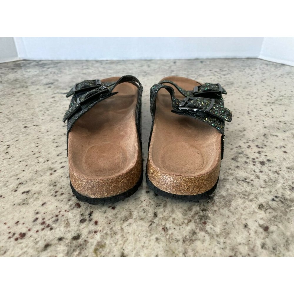Madden Girl Please-G Sandals Dark Sparkle, Girl's 7 - Picture 5 of 6